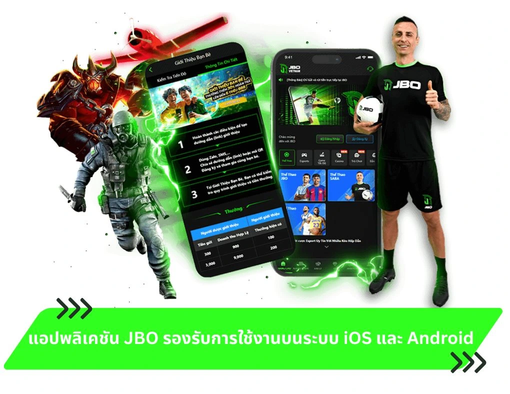แอปพลิเคชัน JBO รองรับการใช้งานบนระบบ iOS และ Android